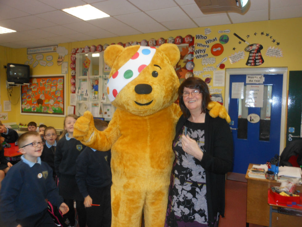 Pudsey Bear Visits St.Patrick's